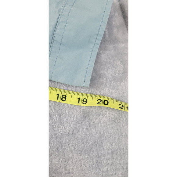 Outerknown Long Sleeve Button Up Shirt Mens LG Teal Front Pocket Organic Cotton - Picture 10 of 10